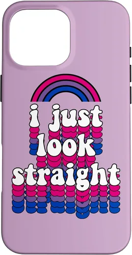 Miniatura 19 de I Just Look Straight Bisexual Rainbow Bisexual Pride Flag Case for iPhone 17