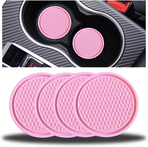 Miniatura 17 de zipelo Paquete de 4 Posavasos para Tazas de Automóvil, Inserto Posavasos para Portavasos de Vehículo de 2.75 Pulgadas, Antideslizante Automotriz