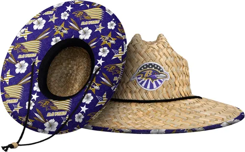 Miniatura 104 de FOCO - Sombrero de paja con logotipo de equipo universitario de NCAA y estampado floral para hombre TEAM LOGO