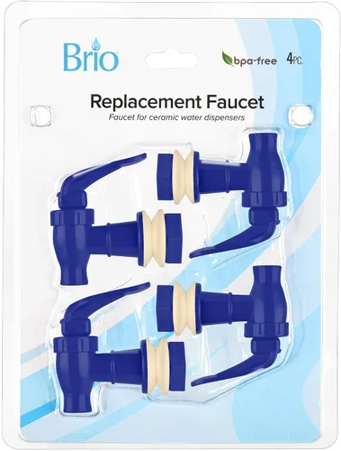 Miniatura 6 de Brio Válvula de repuesto para dispensador de agua, paquete de 4 grifos enfriadores para dispensadores de bebidas, vajillas, refrigeradores y más