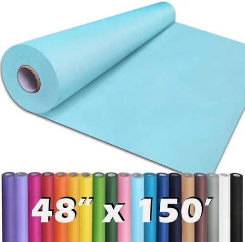 Miniatura 43 de PerkHomy Rollo de Papel Kraft Marrón 48" x 1,800" (150') para Envolver Regalos, Ramos, Flores, Arte, Pintura, Manualidades, Escritura, Embalaje
