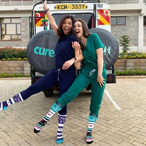Miniatura 3 de CTHH 57 pares de calcetines de compresión para mujeres y hombres, medias de compresión para apoyo, correr, atletismo, enfermería, viajes