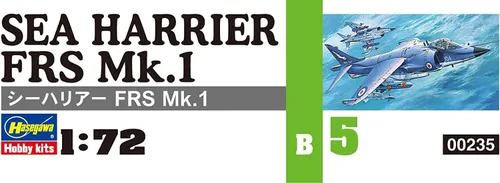 Miniatura 4 de Hasegawa 1:72 Escala Sea Harrier FRS MK.1 Modelo Kit