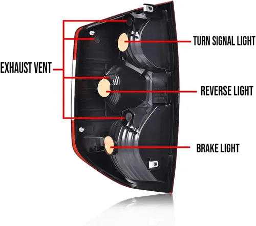 Miniatura 6 de G-PLUS Luces Traseras Compatibles con Toyota Tundra Pickup Truck 2014 2015 2016 2017 2018 2019 2020 2021 Lámparas de Freno Izquierda y Derecha Lente
