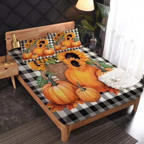 Miniatura 45 de Juego de sábanas de tamaño King – Sábanas aztecas, sábanas y fundas de almohada de nativos americanos, microfibra suave, bolsillo profundo y sin