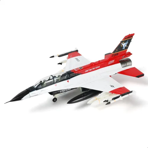 Miniatura 13 de NUOTIE 1/100 F-16C Fighting Falcon Fighter Model Metal DieCast Aircraft Jet Kit Modelo de Avión de Combate Avión de Caza Militar para Colección