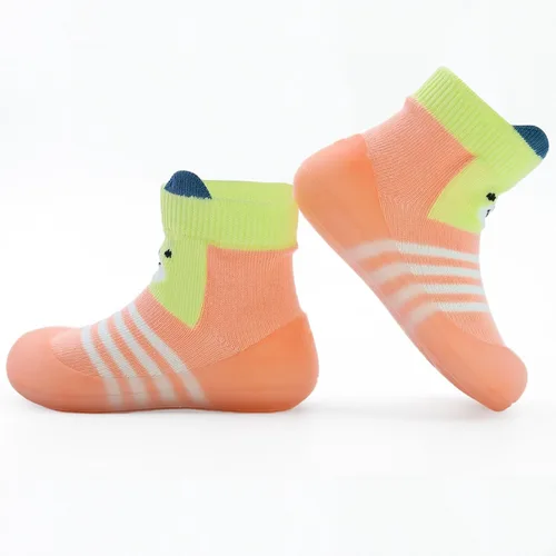 Miniatura 6 de 1 par de zapatos de bebé, calcetines de bebé, zapatos para niños y niñas, zapatos antideslizantes con suela de goma suave, zapatos para niños