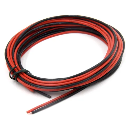 Miniatura 8 de Cable eléctrico de 20 AWG calibre 20, cable de silicona de 20 pies [10 pies negro y 10 pies rojo] – 100 hebras suaves y flexibles de 0.003 in