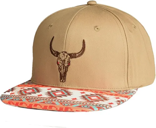 Miniatura 11 de EDTREK Gorra Snapback de rendimiento para exteriores con ala plana - Bordado único de animales Naranja - Faisán