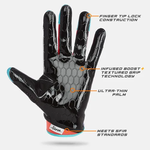 Miniatura 5 de Grip Boost DNA 2.0 - Guantes de fútbol con palo de ingeniería, tallas para adultos