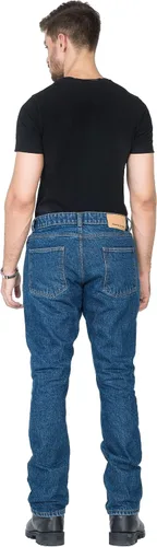 Miniatura 2 de WICKED STOCK Pantalones de motociclismo para hombre con protección CE LEVEL2 - Azul oscuro Azul claro