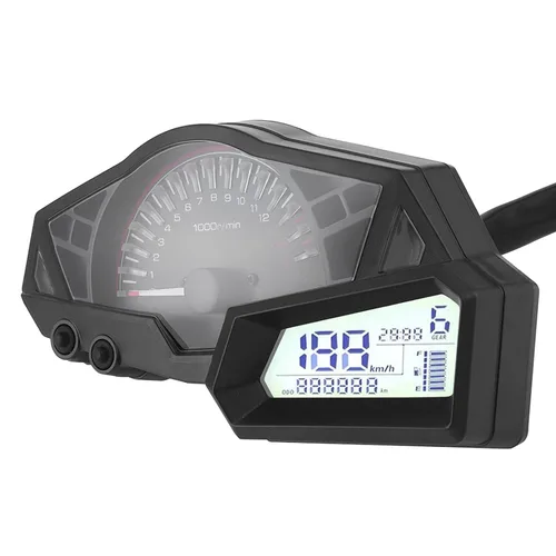 Miniatura 3 de DOACTLCD - Medidor de combustible de velocidad para motocicleta, 15000 rpm, repuesto para NINJA 300EX300300SE 1315 2015 300 odómetros