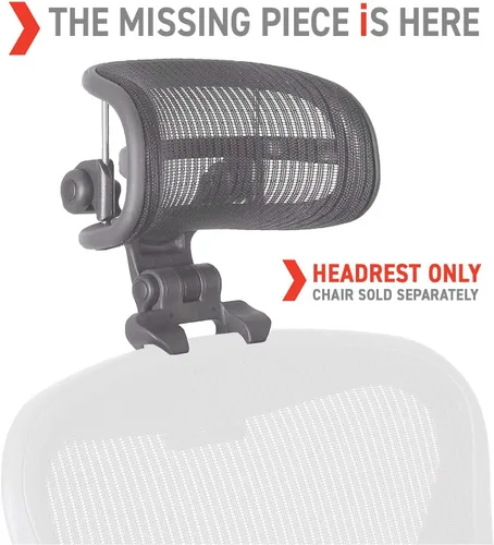Miniatura 3 de Engineered Now El reposacabezas original para la silla Herman Miller Aeron (H3 para remasterizado, carbono)