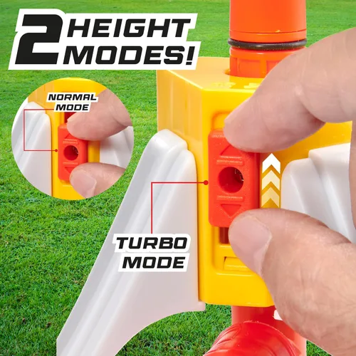 Miniatura 4 de Flybar Hypr - Lanzacohetes para niños, diseño patentado, alcanza hasta 500 pies, paquete doble con 2 lanzadores y 4 cohetes, conectable, juguetes