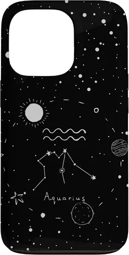 Miniatura 10 de Funda estética con signo del zodiaco celestial para iPhone 12 mini Acuarario