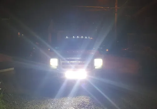 Miniatura 4 de iJDMTOY Barra de luz LED de 21 pulgadas para montaje en rejilla inferior compatible con Ford F250 F350 F450 1999-07, incluye (1) barra de luz LED