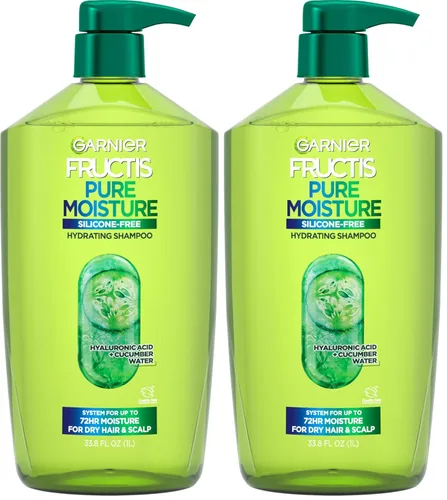 Miniatura 8 de Garnier Fructis Pure Champú hidratante hidratante para cabello seco y cuero cabelludo, 33.8 onzas líquidas, 1 unidad (el embalaje puede variar)