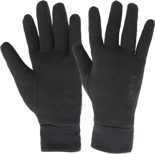 ALPIDEX Guante interior guantes ligeros para correr, forro delgado y cálido, para deportes de invierno, para hombres y mujeres, guantes interiores