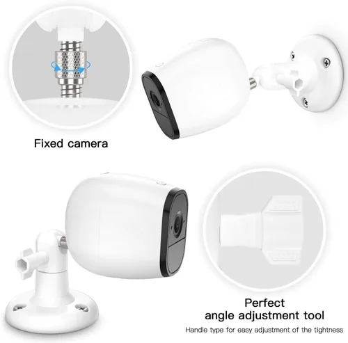 Miniatura 6 de 【Última versión】 Soporte de pared ajustable para interiores y exteriores para Arlo Essential/XL Gen 2/Pro/2/3/4/Arlo Pro 5s/Ultra/, eufyCam 2C/2C