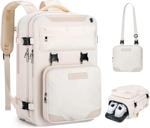 Miniatura 16 de Maelstrom Mochila de viaje para mujeres y hombres, mochila impermeable para laptop de 17 pulgadas, regalo para mochila de trabajo escolar con bolsa