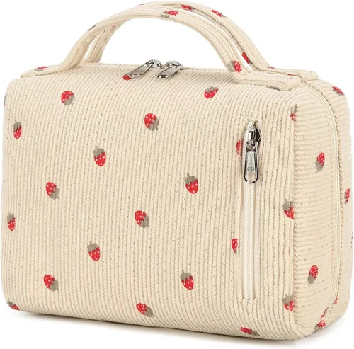 Miniatura 8 de Bluboon Bolsa de Maquillaje con Cremallera, Bolsa de Cosméticos Portátil y Organizadora de Viaje para Mujeres y Niñas