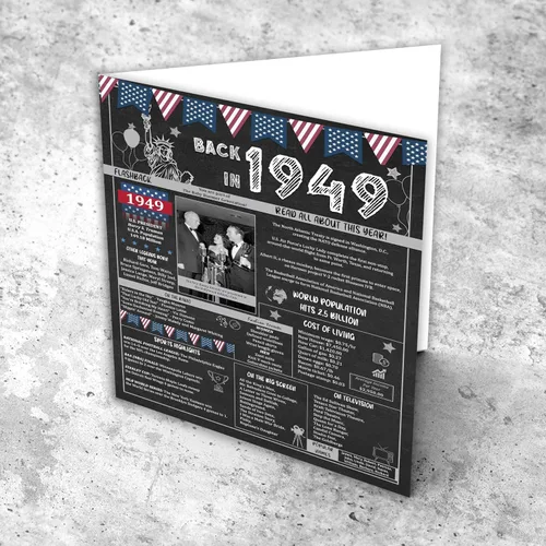 Miniatura 7 de Ideas de regalos de cumpleaños número 55 para hombres o mujeres. Tarjeta de felicitación gigante de Back In 1970. Suministros para decoración