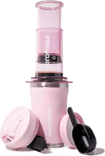Miniatura 8 de AeroPress Go Plus, Kit pequeño de cafetera portátil, para viajes, camping y oficina, Prensa francesa todo en uno, Hervidor manual estilo prensa Crema