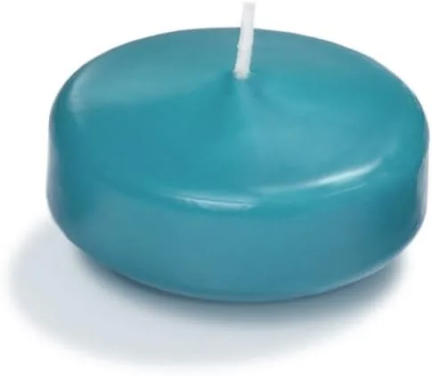 Miniatura 112 de yummi Caja de 18 velas flotantes color rojo rubí de 3 pulgadas