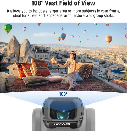 Miniatura 3 de NEEWER Juego de filtros ND compatibles con DJI Osmo Pocket 3 Creator Combo Accesorios, lente gran angular + ND2-32 variable + CPL + filtro