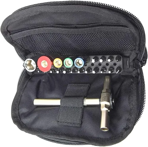 Miniatura 4 de FIX IT STICKS Cuatro kits limitadores con estuche de lujo, kit de 65, 45, 25 y 15 libras-pulgada (con llave T-Way) y llave hexagonal de extremo
