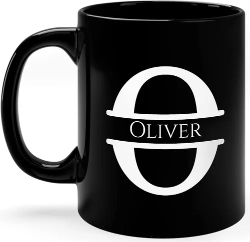 Miniatura 19 de Taza de café personalizada con monograma, letra inicial A personalizada para mujeres, hombres, niñas, niños, papás, mamás amigos, taza de café