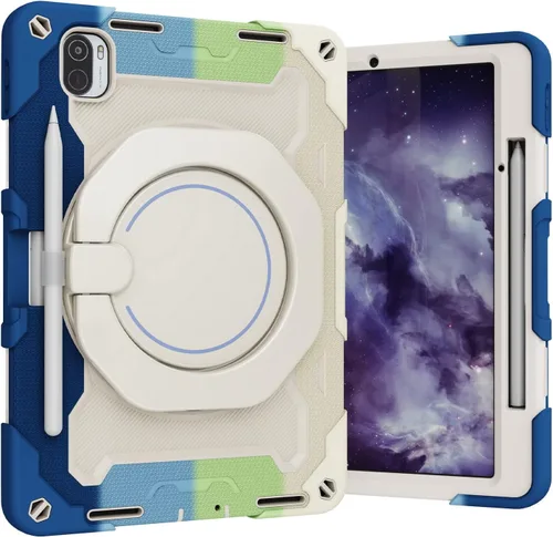 Miniatura 15 de Funda para Xiaomi Pad 5 de 11.0 pulgadas, PC + silicona de 3 capas Combo Armor Heavy Duty Cubierta a prueba de golpes para Xiaomi Pad 5 Pro 5G