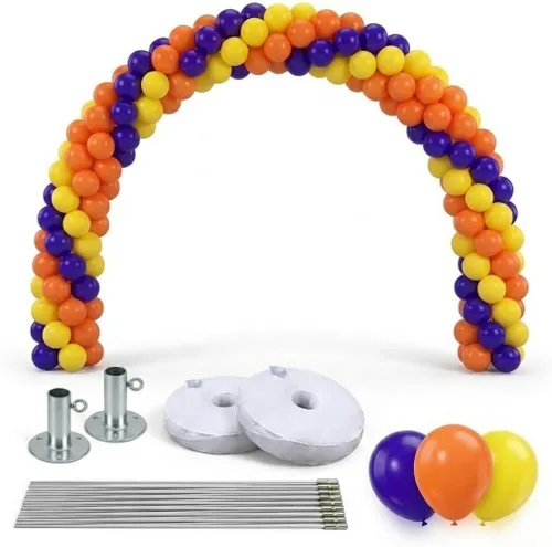 Miniatura 7 de PMU Graduation & Prom DYI Balloon Garland Arch Kit – Reusable Expandable Arch Frame with 2 Bases for Parties, Weddings & Events