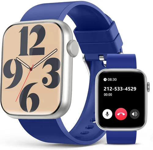 Miniatura 12 de EarlySincere Relojes inteligentes para mujer, presión arterial, pantalla táctil completa HD de 1.9 pulgadas, monitor de actividad física con monitor