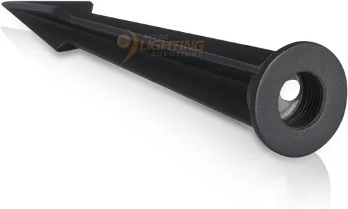 Miniatura 4 de Soporte de estaca de aluminio alto de 8.30 pulgadas con salida hembra de rosca NPT de 1/2 pulgadas para accesorios de iluminación de paisaje al aire