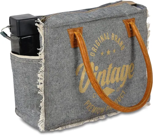 Miniatura 2 de KPL Sel De Mer Upcycled Canvas and leather Hand Bag Cowhide Tote Bag shopping bag carry on leather bag