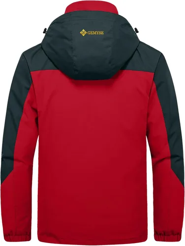 Miniatura 2 de GEMYSE Chaqueta de nieve impermeable 3 en 1 para hombre, abrigo de invierno aislado