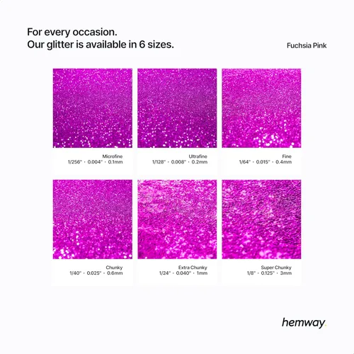 Miniatura 12 de Hemway - Purpurina para resina 100g, cristales metálicos plateados, copos súper gruesos para vasos de epoxi, cera de fusión