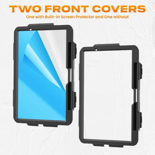 Miniatura 8 de SEYMAC stock Funda protectora para iPad Air de 11 pulgadas M3 2025/M2 2024 (Air 7ª/6ª generación), funda resistente con protector de pantalla