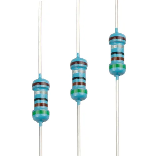 Miniatura 89 de 100pcs 1 ohm Resistor 1/4w (0.25 W) Resistencia fija de película metálica de tolerancia ±1%, múltiples valores de resistencia opcional