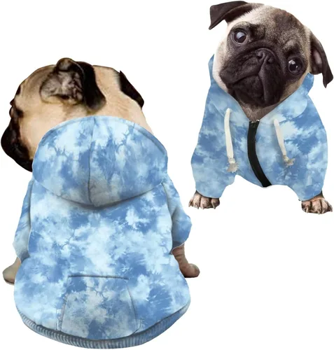 Miniatura 43 de Howilath Disfraz de Halloween de hueso de perro, sudadera con capucha de esqueleto para perro, ropa para mascotas, ropa con cremallera de calavera