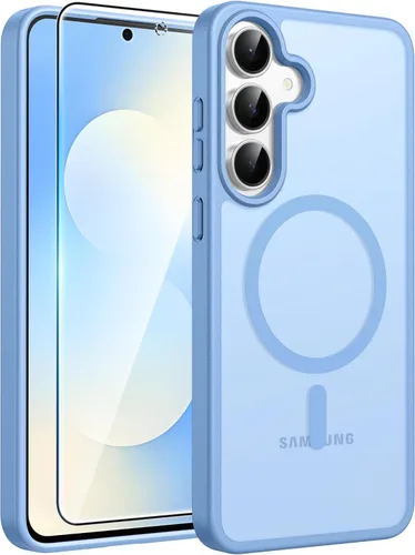 Miniatura 32 de FNTCASE Funda para iPhone 13 Pro: Fundas magnéticas translúcidas mate delgadas con protector de pantalla de vidrio templado