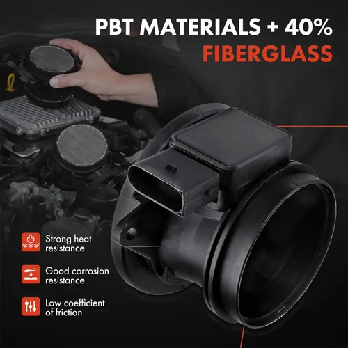 Miniatura 2 de A-Premium Conjunto de sensor de flujo de aire masivo [5 pines, 4 cilindros 1.8 L] MAF compatible con Mercedes-Benz W203 Series C230 2003 2004 2005