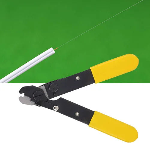 Miniatura 3 de Pelacables de alambre de 5.315 in Cable de fibra óptica Alicates cortador para cables de cobre de aluminio Herramienta de mano