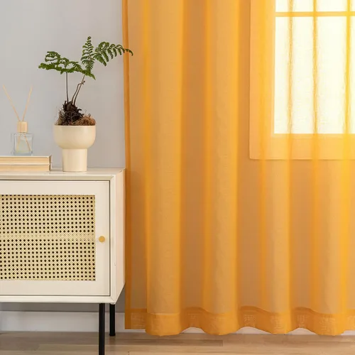 Miniatura 118 de Cortinas para ventana cortinas blancas traslúcidas de 90 pulgadas de largo, 2 paneles de cortinas de tul, paneles de ventana para cortinas de Blanco
