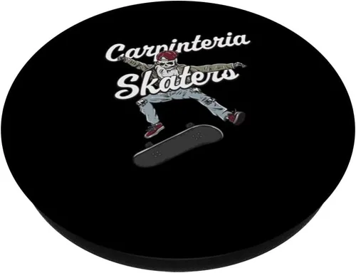Miniatura 2 de Carpinteria Skater Skateboarding Funny Skateboard Humor PopSockets Swappable PopGrip