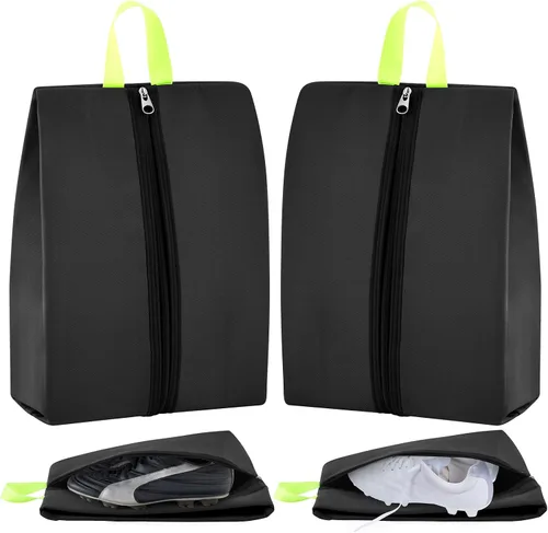 Miniatura 13 de 1 bolsa de tacos a prueba de olores de 4 capas, se adapta hasta la talla 14, resistente al olor y al barro, impermeable, se adapta a zapatos de Negro