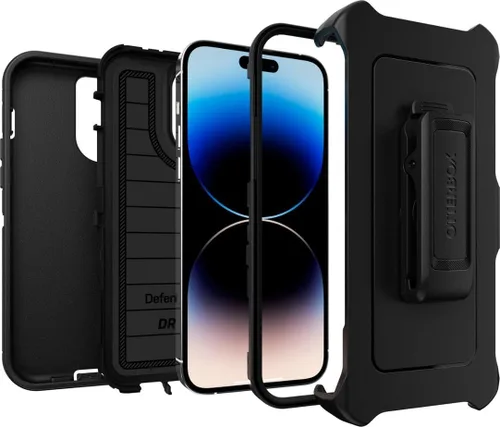 Miniatura 5 de Funda OtterBox Defender Series Edición Sin Pantalla para iPhone 14 Pro Max (Solamente) - Clip de Funda Incluido - Protección de Defensa Microbiana