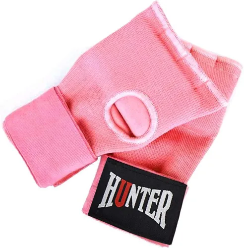 Miniatura 3 de HUNTER - Guantes interiores acolchados con gel y vendas de mano para boxeo, vendas elásticas de entrenamiento rápido para hombres y mujeres, Rosa
