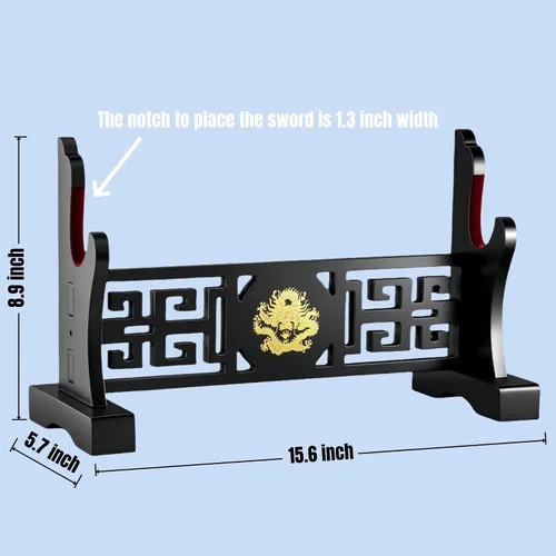 Miniatura 4 de Soporte acolchado para espada, soporte de terciopelo para proteger la espada, Katana Genji, hoja samurái japonesa Gladius Templar, soporte medieval